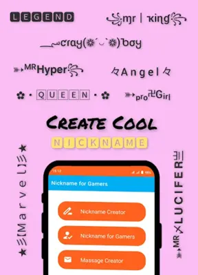 Nickname Generator android App screenshot 4